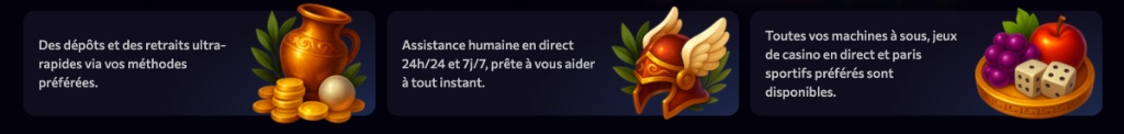 Aphrodite Casino : dépôts et retraits ultra-rapides, assistance humaine 24h/24 et 7j/7, et toutes vos machines à sous, jeux en direct et paris sportifs disponibles